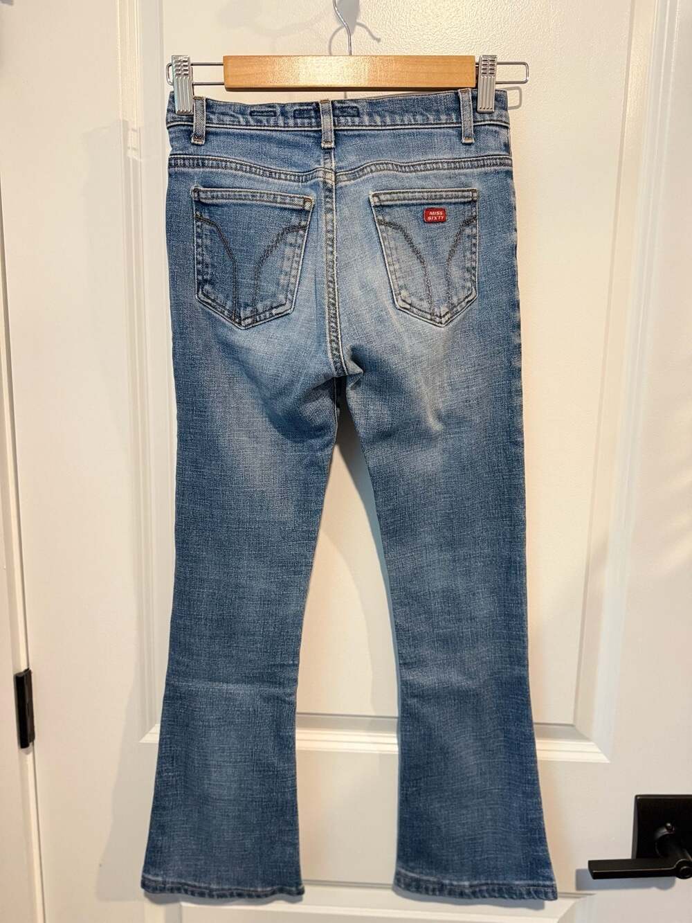 Miss Sixty Tommy Style Low Rise Flared Bootcut Jeans